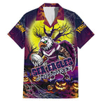 We Are Sea Eagles Halloween Family Matching Mermaid Dress and Hawaiian Shirt Pumpkin Scary Spooky Season - Aussie Hoodie