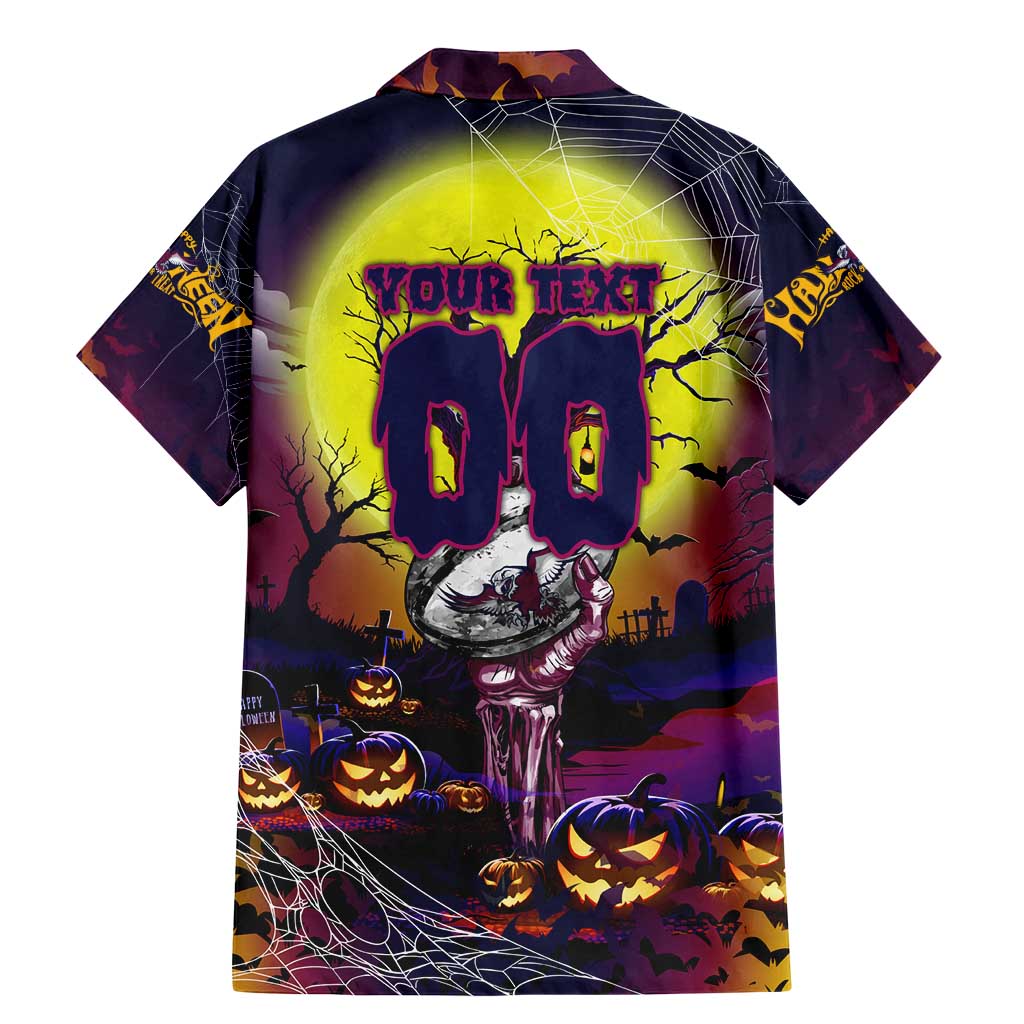 We Are Sea Eagles Halloween Family Matching Mermaid Dress and Hawaiian Shirt Pumpkin Scary Spooky Season - Aussie Hoodie