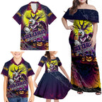 We Are Sea Eagles Halloween Family Matching Off Shoulder Maxi Dress and Hawaiian Shirt Pumpkin Scary Spooky Season - Aussie Hoodie