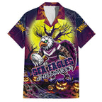 We Are Sea Eagles Halloween Family Matching Off Shoulder Maxi Dress and Hawaiian Shirt Pumpkin Scary Spooky Season - Aussie Hoodie