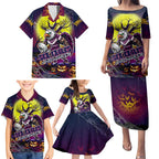 We Are Sea Eagles Halloween Family Matching Puletasi and Hawaiian Shirt Pumpkin Scary Spooky Season - Aussie Hoodie