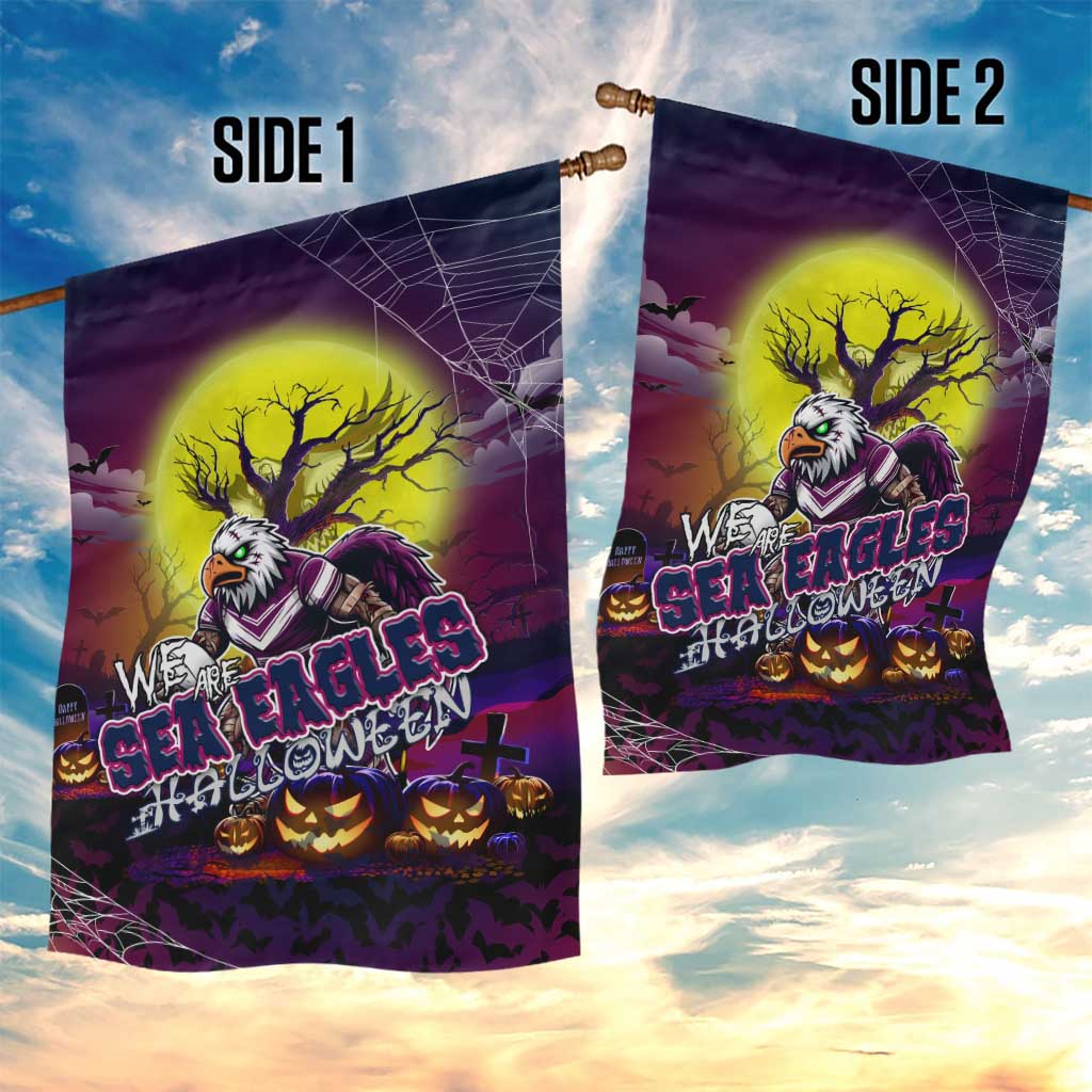 We Are Sea Eagles Halloween Garden Flag Pumpkin Scary Spooky Season - Aussie Hoodie