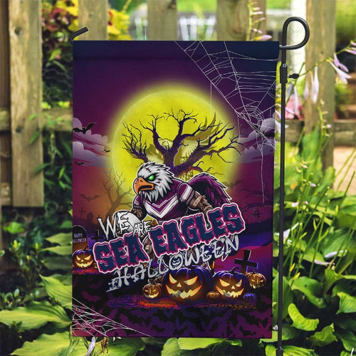 We Are Sea Eagles Halloween Garden Flag Pumpkin Scary Spooky Season - Aussie Hoodie