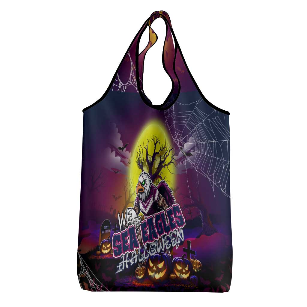 We Are Sea Eagles Halloween Grocery Bag Pumpkin Scary Spooky Season - Aussie Hoodie