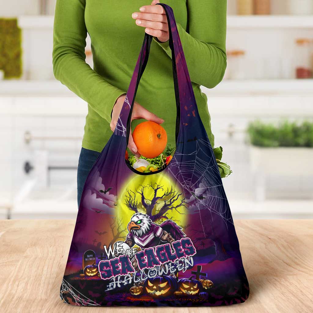 We Are Sea Eagles Halloween Grocery Bag Pumpkin Scary Spooky Season - Aussie Hoodie