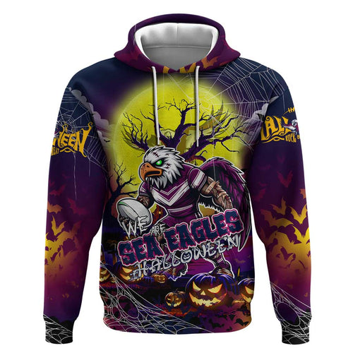 We Are Sea Eagles Halloween Hoodie Pumpkin Scary Spooky Season - Aussie Hoodie