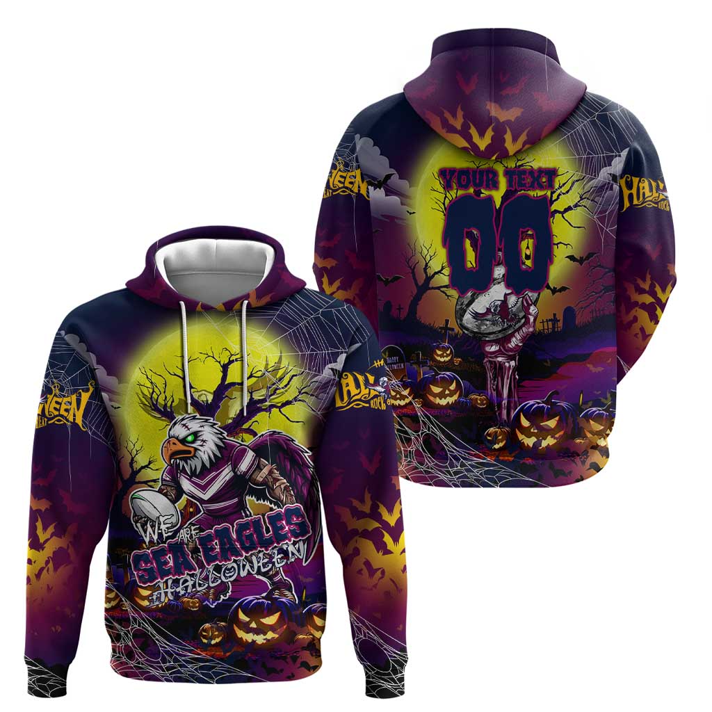 We Are Sea Eagles Halloween Hoodie Pumpkin Scary Spooky Season - Aussie Hoodie
