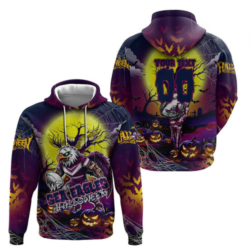 We Are Sea Eagles Halloween Hoodie Pumpkin Scary Spooky Season - Aussie Hoodie