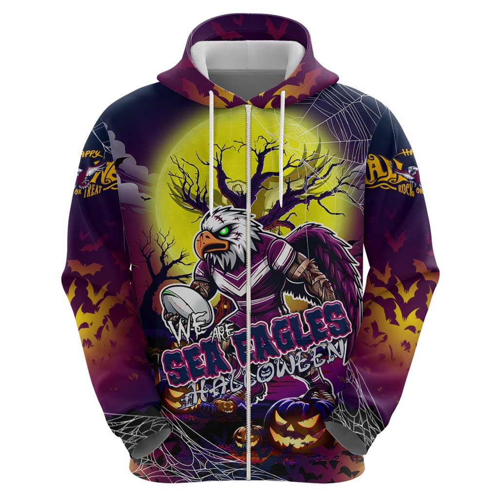 We Are Sea Eagles Halloween Hoodie Pumpkin Scary Spooky Season - Aussie Hoodie