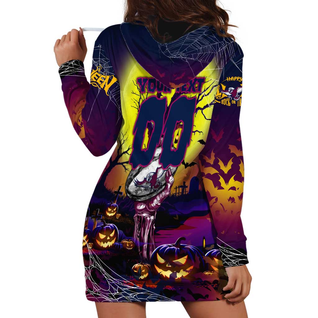 We Are Sea Eagles Halloween Hoodie Dress Pumpkin Scary Spooky Season - Aussie Hoodie