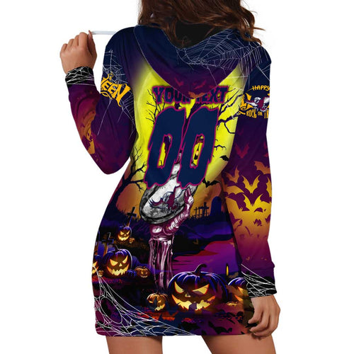 We Are Sea Eagles Halloween Hoodie Dress Pumpkin Scary Spooky Season - Aussie Hoodie