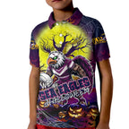 We Are Sea Eagles Halloween Kid Polo Shirt Pumpkin Scary Spooky Season - Aussie Hoodie
