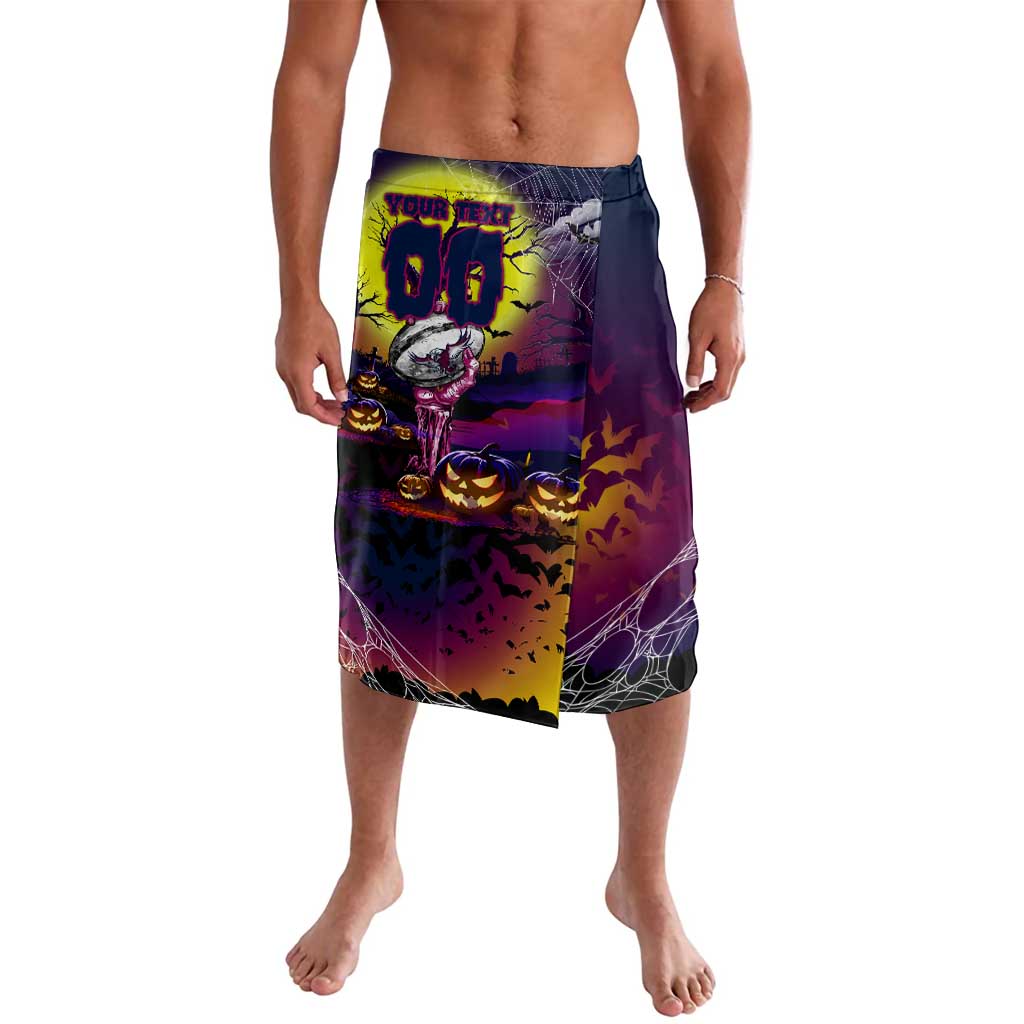 We Are Sea Eagles Halloween Lavalava Pumpkin Scary Spooky Season - Aussie Hoodie