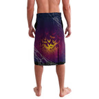 We Are Sea Eagles Halloween Lavalava Pumpkin Scary Spooky Season - Aussie Hoodie