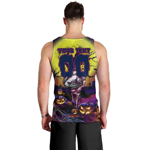 We Are Sea Eagles Halloween Men Tank Top Pumpkin Scary Spooky Season - Aussie Hoodie