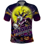 We Are Sea Eagles Halloween Polo Shirt Pumpkin Scary Spooky Season - Aussie Hoodie