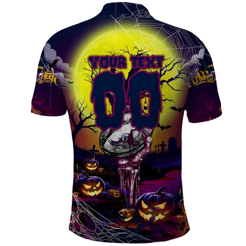 We Are Sea Eagles Halloween Polo Shirt Pumpkin Scary Spooky Season - Aussie Hoodie