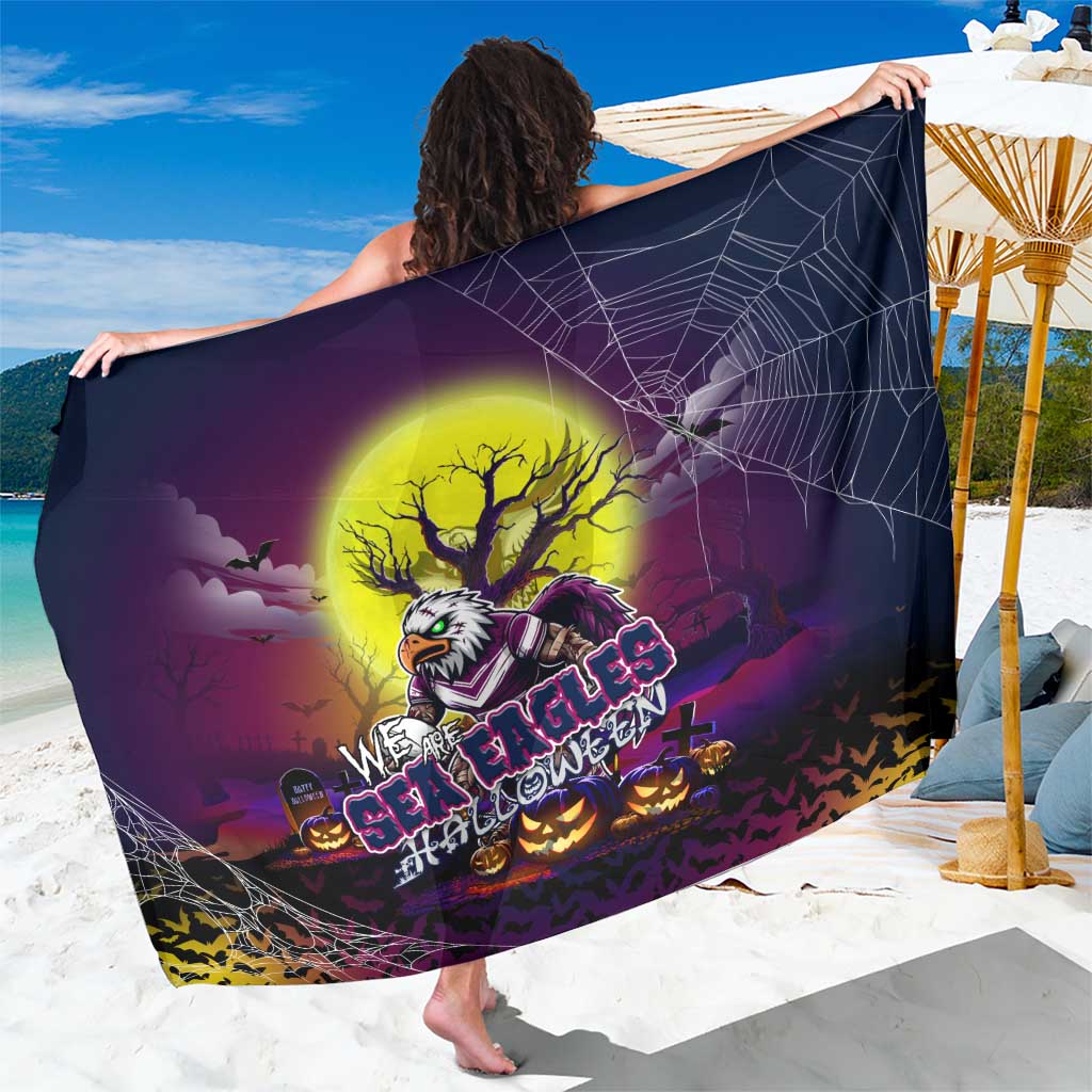 We Are Sea Eagles Halloween Sarong Pumpkin Scary Spooky Season - Aussie Hoodie
