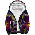 We Are Sea Eagles Halloween Sherpa Hoodie Pumpkin Scary Spooky Season - Aussie Hoodie