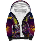 We Are Sea Eagles Halloween Sherpa Hoodie Pumpkin Scary Spooky Season - Aussie Hoodie