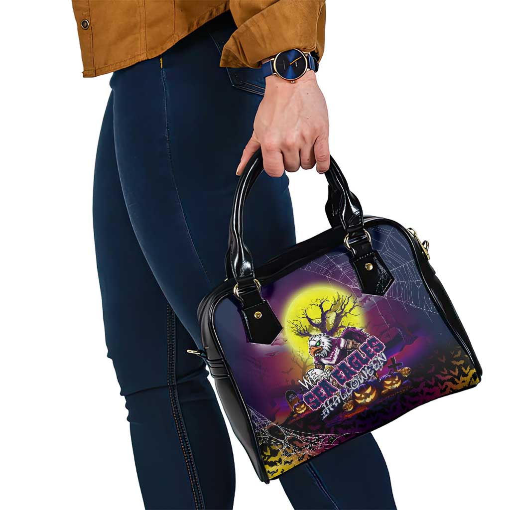 We Are Sea Eagles Halloween Shoulder Handbag Pumpkin Scary Spooky Season - Aussie Hoodie