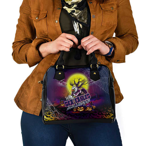 We Are Sea Eagles Halloween Shoulder Handbag Pumpkin Scary Spooky Season - Aussie Hoodie