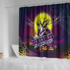 We Are Sea Eagles Halloween Shower Curtain Pumpkin Scary Spooky Season - Aussie Hoodie