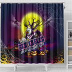 We Are Sea Eagles Halloween Shower Curtain Pumpkin Scary Spooky Season - Aussie Hoodie