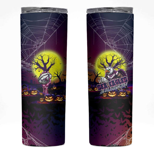 We Are Sea Eagles Halloween Skinny Tumbler Pumpkin Scary Spooky Season - Aussie Hoodie