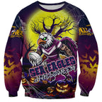 We Are Sea Eagles Halloween Sweatshirt Pumpkin Scary Spooky Season - Aussie Hoodie