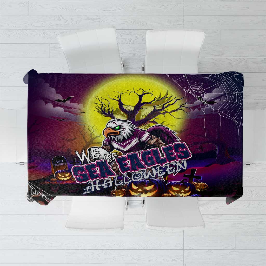We Are Sea Eagles Halloween Tablecloth Pumpkin Scary Spooky Season - Aussie Hoodie