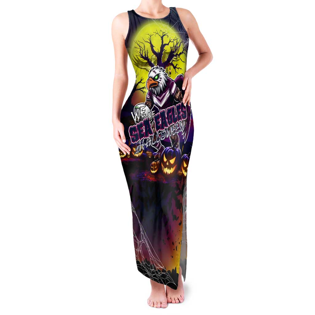We Are Sea Eagles Halloween Tank Maxi Dress Pumpkin Scary Spooky Season - Aussie Hoodie