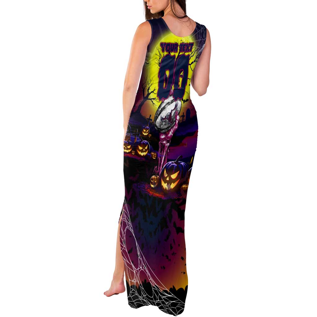 We Are Sea Eagles Halloween Tank Maxi Dress Pumpkin Scary Spooky Season - Aussie Hoodie