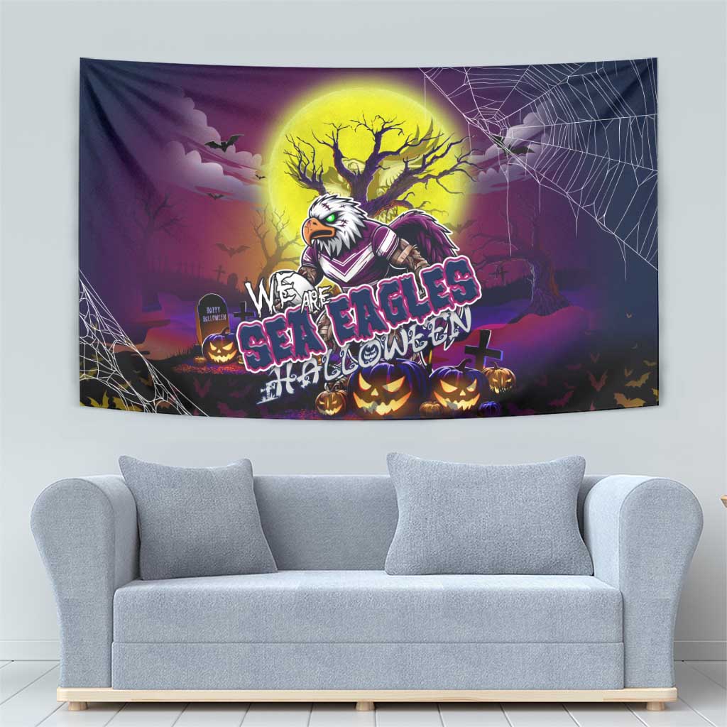 We Are Sea Eagles Halloween Tapestry Pumpkin Scary Spooky Season - Aussie Hoodie