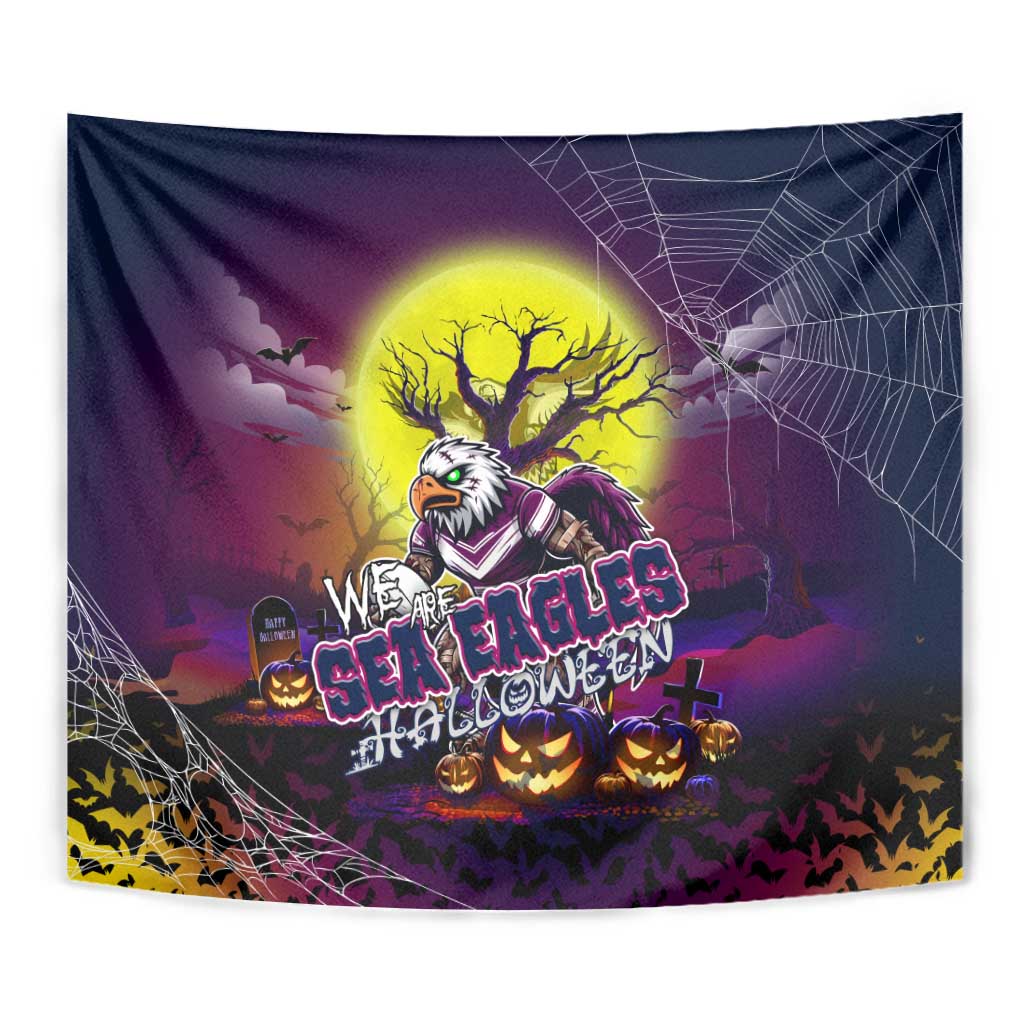 We Are Sea Eagles Halloween Tapestry Pumpkin Scary Spooky Season - Aussie Hoodie