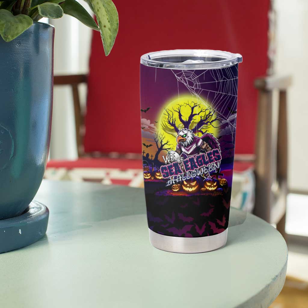 We Are Sea Eagles Halloween Tumbler Cup Pumpkin Scary Spooky Season - Aussie Hoodie