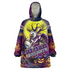 We Are Sea Eagles Halloween Wearable Blanket Hoodie Pumpkin Scary Spooky Season - Aussie Hoodie