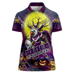 We Are Sea Eagles Halloween Women Polo Shirt Pumpkin Scary Spooky Season - Aussie Hoodie