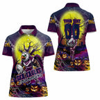 We Are Sea Eagles Halloween Women Polo Shirt Pumpkin Scary Spooky Season - Aussie Hoodie
