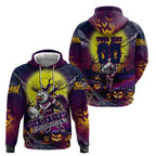 We Are Sea Eagles Halloween Zip Hoodie Pumpkin Scary Spooky Season - Aussie Hoodie