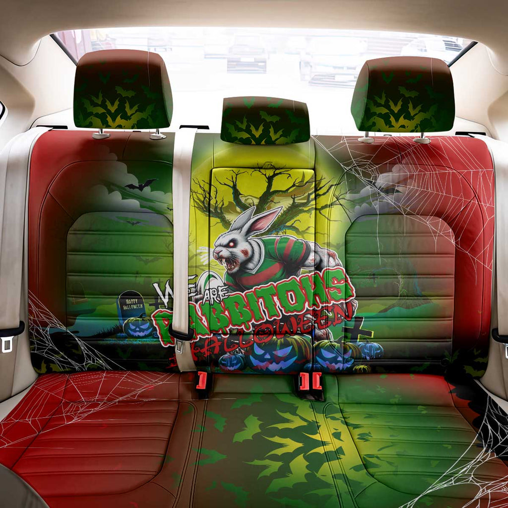 We Are Rabbitohs Halloween Back Car Seat Cover Pumpkin Scary Spooky Season - Aussie Hoodie