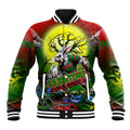 We Are Rabbitohs Halloween Baseball Jacket Pumpkin Scary Spooky Season - Aussie Hoodie