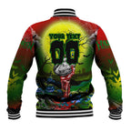 We Are Rabbitohs Halloween Baseball Jacket Pumpkin Scary Spooky Season - Aussie Hoodie