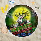 We Are Rabbitohs Halloween Beach Blanket Pumpkin Scary Spooky Season - Aussie Hoodie