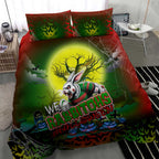 We Are Rabbitohs Halloween Bedding Set Pumpkin Scary Spooky Season - Aussie Hoodie