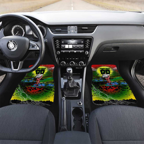 We Are Rabbitohs Halloween Car Mats Pumpkin Scary Spooky Season - Aussie Hoodie