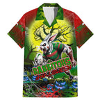 We Are Rabbitohs Halloween Family Matching Mermaid Dress and Hawaiian Shirt Pumpkin Scary Spooky Season - Aussie Hoodie