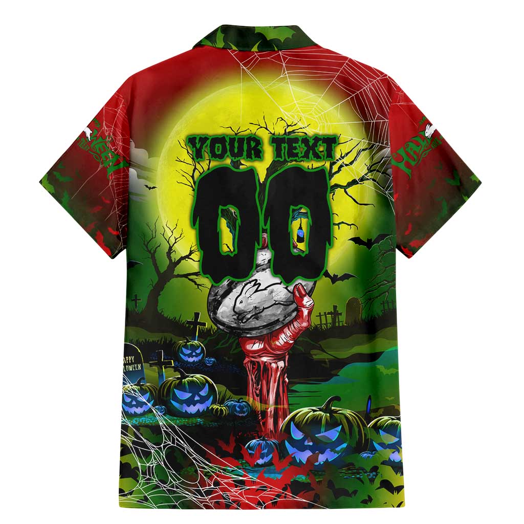 We Are Rabbitohs Halloween Family Matching Mermaid Dress and Hawaiian Shirt Pumpkin Scary Spooky Season - Aussie Hoodie