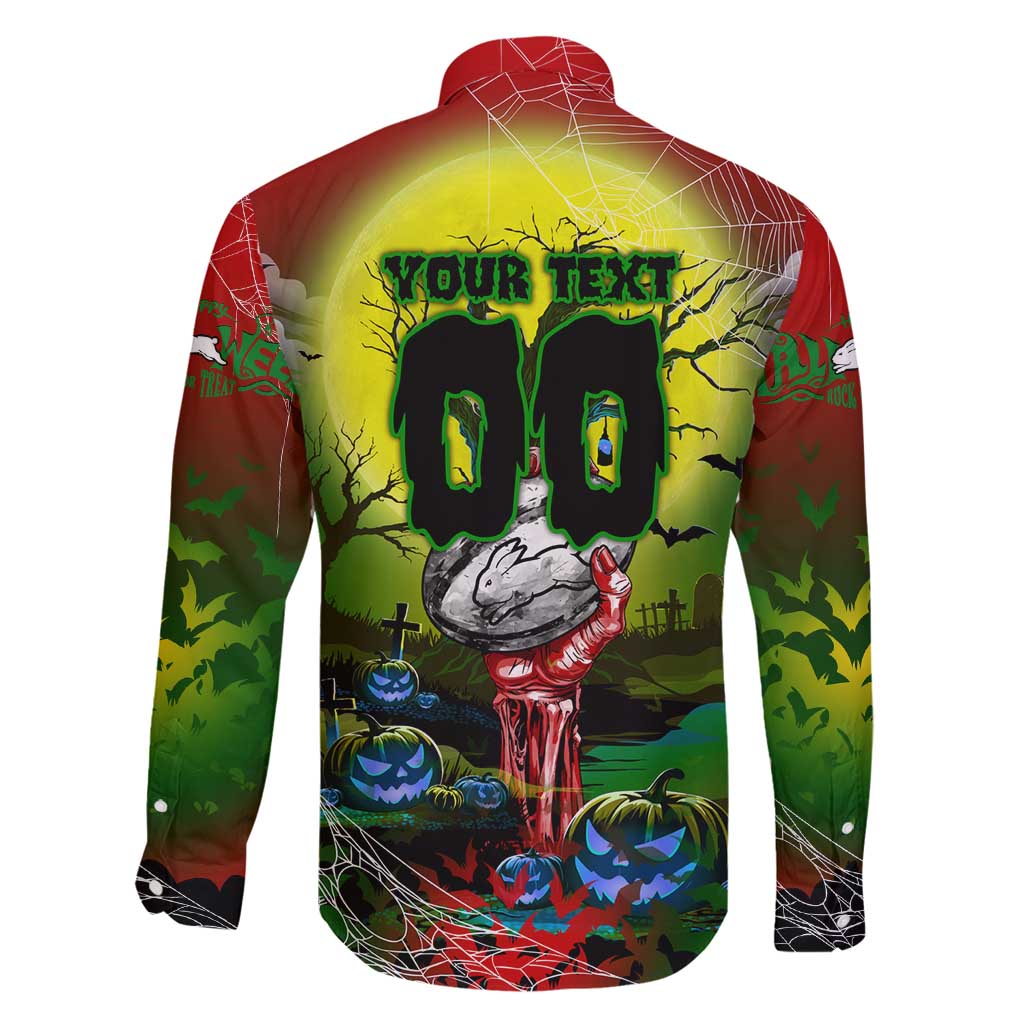 We Are Rabbitohs Halloween Family Matching Mermaid Dress and Hawaiian Shirt Pumpkin Scary Spooky Season - Aussie Hoodie