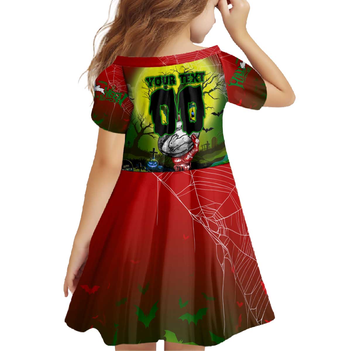 We Are Rabbitohs Halloween Family Matching Off The Shoulder Long Sleeve Dress and Hawaiian Shirt Pumpkin Scary Spooky Season - Aussie Hoodie